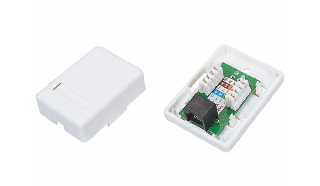 Alantec GN001 juhtmeline pistik RJ45 valge