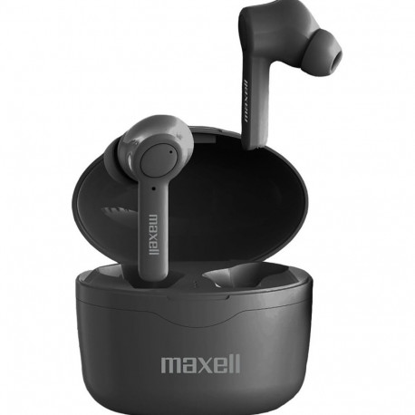 Maxell Bass 13 Sync Up Wireless Bluetooth In-Ear Headphones with Charging Case Black