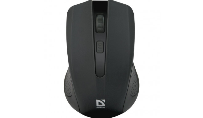 MOUSE DEFENDER ACCURA MM-935 RF BLACK OPTICAL 1600DPI 4P