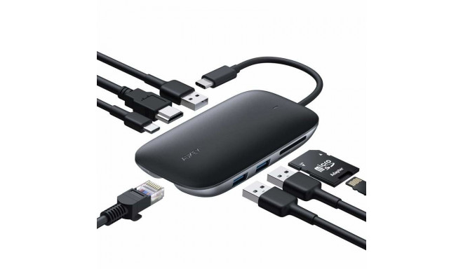 AUKEY CB-C71 liidesehub 5000 Mbit/s must