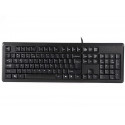 A4Tech KR-92 keyboard Universal USB QWERTY English Black