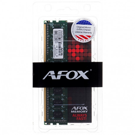 AFOX DDR3 8G 1600 UDIMM mälumoodul 8 GB 1600 MHz LV 1,35V