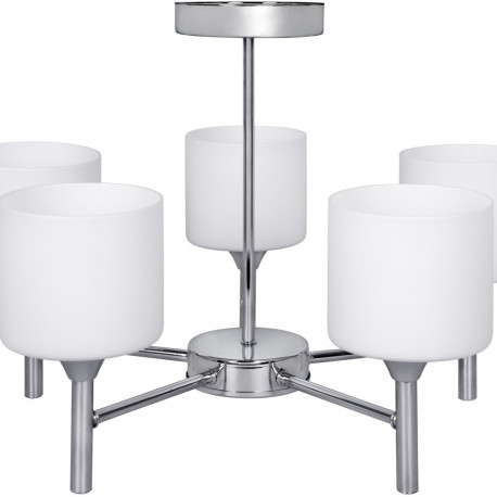 Classic lühter rippuv laelamp Activejet MIRA kroom 5xE27 elutuppa