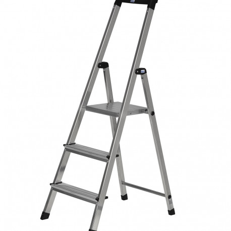 Krause Solidy Folding ladder silver