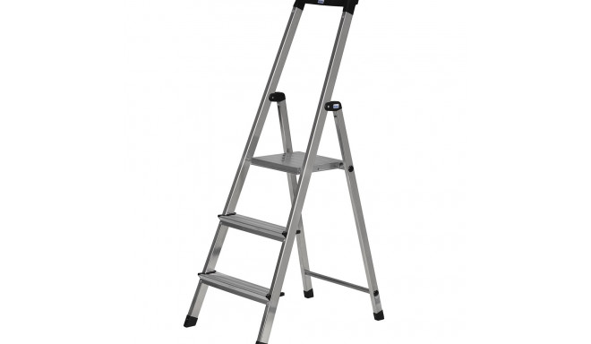 Krause Solidy Folding ladder silver