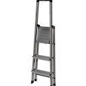 Krause Solidy Folding ladder silver