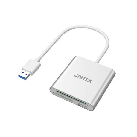 UNITEK Y-9313 kaardilugeja USB 3.2 Gen 1 (3.1 Gen 1) hõbedane