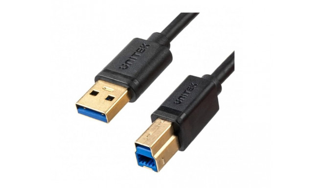 Unitek C14095BK USB-A–USB 3.0 printerikaabel, 2 m