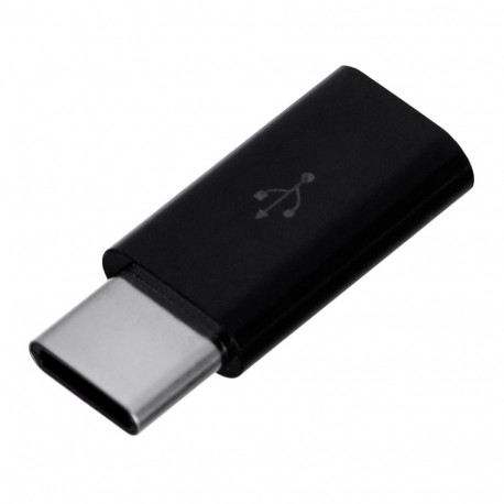 Savio AK-31 / B kaabli liides/sugupool adapter Micro USB USB 3.1 Typ C must