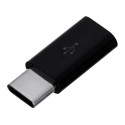 Savio AK-31 / B kaabli liides/sugupool adapter Micro USB USB 3.1 Typ C must