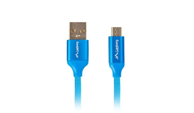 LANBERG CABLE USB 2.0 MICRO-B (M) - A (M) 1M QC