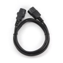 Gembird PC-189 power cable Black C14 coupler