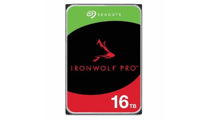 Seagate IronWolf Pro sisemine kõvaketas 16 TB 256 MB 3.5" Serial ATA III (ST16000NT001)