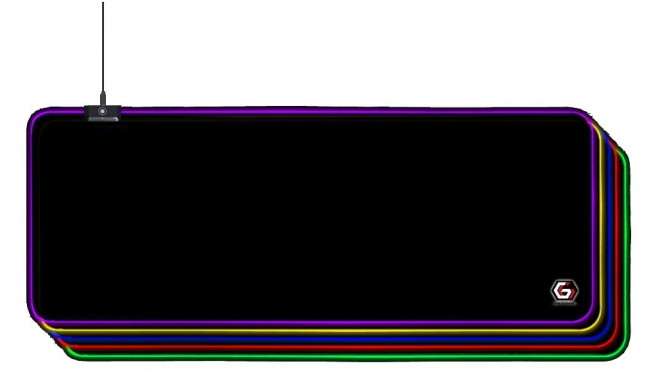 Gembird MP-GAMELED-L must mängurite hiirematt