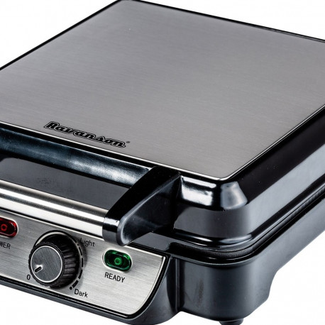 Waffle iron Ravanson GR-7030 (1100W; black)