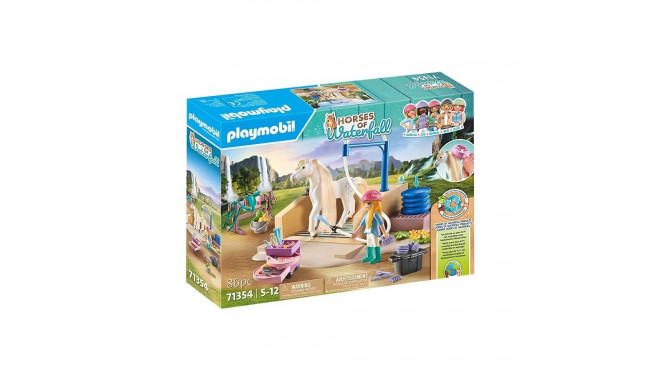 Zestaw 71354 hobusefiguurid isabella ja lõvinaine hobuste pesulaga