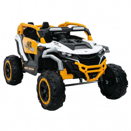 akutoitega sõiduk M3 4x4, kollane-valge