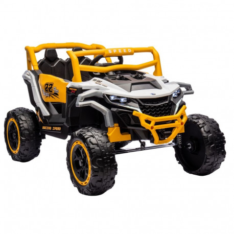 akuauto M1 4x4, valge-kollane