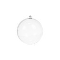 Bombki przezroczyste 10cm zestaw 10szt Ruhhy 22277