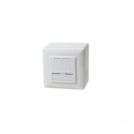 LogiLink NP0035A socket-outlet RJ-45 Metallic, White