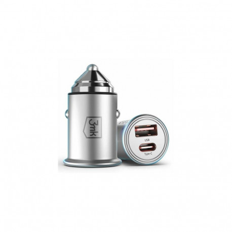 3MK Memo Hug Mobile phone, Laptop, Tablet Stainless steel USB Fast charging Auto