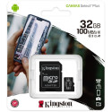 "CARD 32GB Kingston Canvas Select Plus MicroSDHC 100MB/s +Adapter"