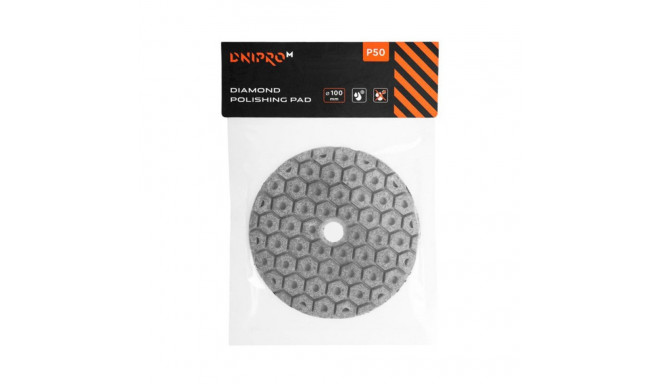 Lihvimisketas plaatidele, kivi P50 100mm DNIPRO-M