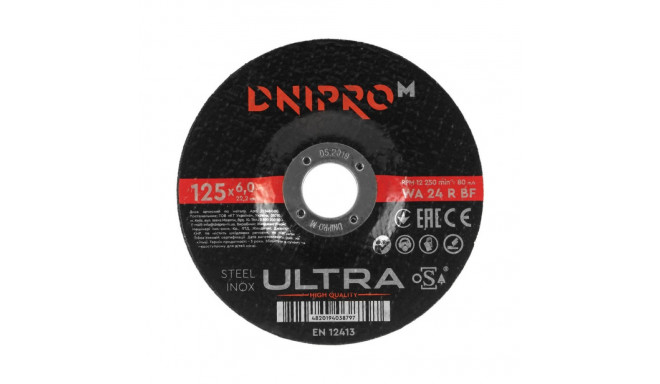 Lihvimisketas Ø125x6,0x22,23mm Ultra DNIPRO-M