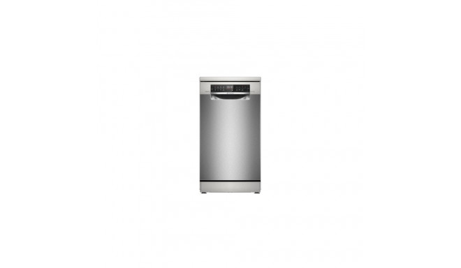The Bosch Series 6 SPS6EMI21E is a 45cm (Slimline) freestanding dishwasher known fo