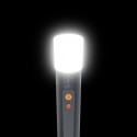 Led tourist flashlight 4 light modes zoom diff