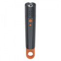 Led tourist flshlight 4 light modes zoom