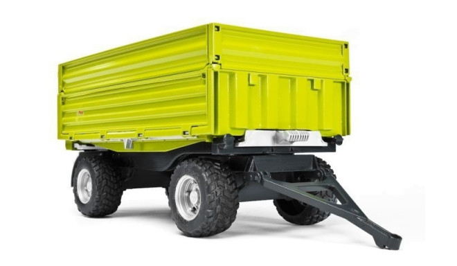 Tipper trailer with raised sides