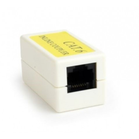 Cat. 6 RJ45 8P8C Female-to-Female Coupler, White