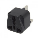 Maclean travel adapter MCE154 EU-UK, black