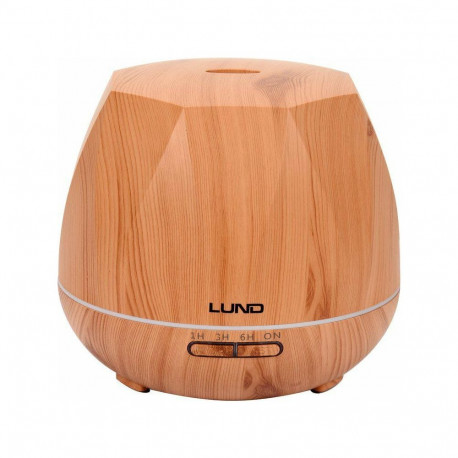 LUND AIR HUMIDIFIER 500ml / WOOD WITH REMOTE CONTROL / SCENT DIFFUSER