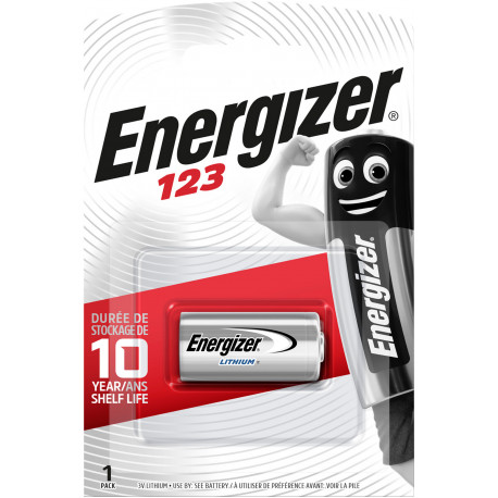 Energizer patarei Lithium CR123A