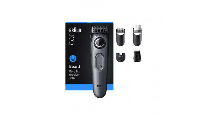 Braun Beard Trimmer | Series 3 BT3560 | Cordless | Number of length steps 40
