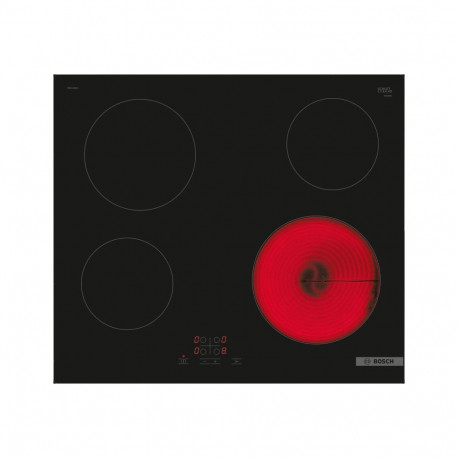 Bosch | Hob | PKE611BA2E Series 4 | Vitroceramic | Number of burners/cooking zones 4 | Touch | Black