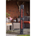 SUNRED | Heater | RD-DARK-3000L, Valencia Dark Lounge | Infrared | 3000 W | Black | IP55