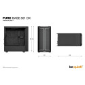 Case|BE QUIET|PURE BASE 501 DX|MidiTower|Case product features Transparent panel|Not included|ATX|Mi
