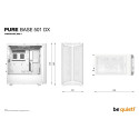Case|BE QUIET|PURE BASE 501 DX|MidiTower|Case product features Transparent panel|Not included|ATX|Mi