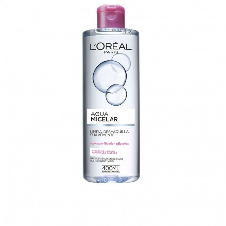 L'ORÉAL PARIS AGUA MICELAR SUAVE pieles sensibles 400 ml