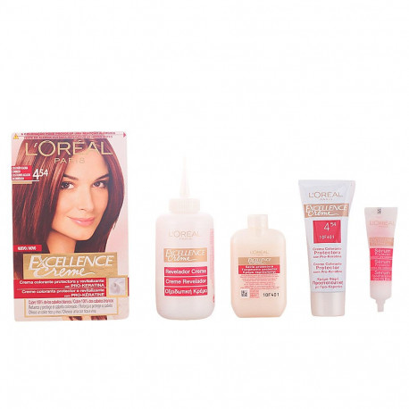 L'Oréal Paris juuksevärv Excellence Creme #4,54 192ml, vaskne mahagonpruun