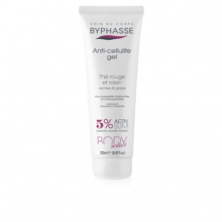 BYPHASSE tselluliidivastane keha geel Body Seduct punase tee ja viinamarja 250ml