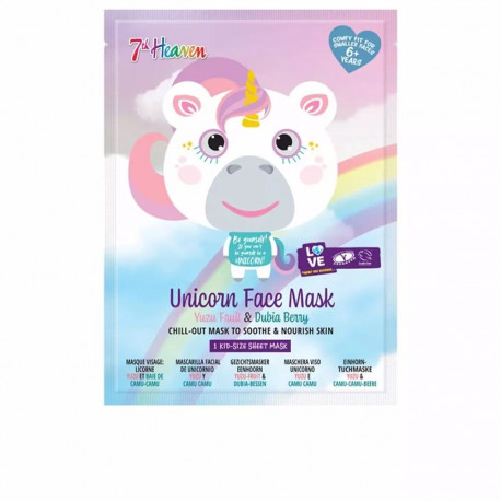 7TH HEAVEN ANIMAL UNICORN face mask 1 u
