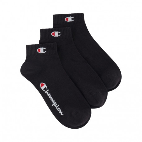 Skarpety Champion 3pk Quarter Socks czarne U20099 KK001 39-42