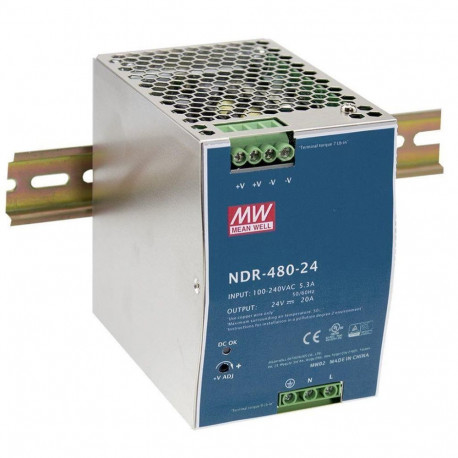 DIN rail power supply 480W 24V 20A