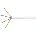 Copper Cable, category 5e, 4 pair, UTP, PVC, 24 AWG solid, 305m pull-box, white