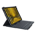 LOGITECH Universal Folio 9-10-tollistele tahvelarvutitele klaviatuur ja kaanekorpus juhtmevaba Bluet LOGITECH Universal Folio 9-10-tollistele tahvelarvutitele klaviatuur ja kaanekorpus juhtmevaba Bluet