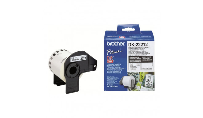BROTHER DK22212 Endlosetiketten Film white for QL550 QL500 62mmx15.24m